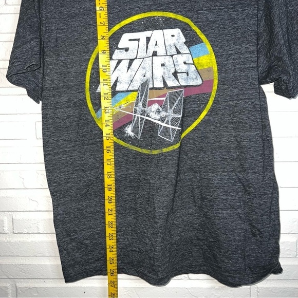 Mad Engine Star Wars Tie Fighter Charcoal T-Shirt, Men’s Size Medium - Picture 6 of 7